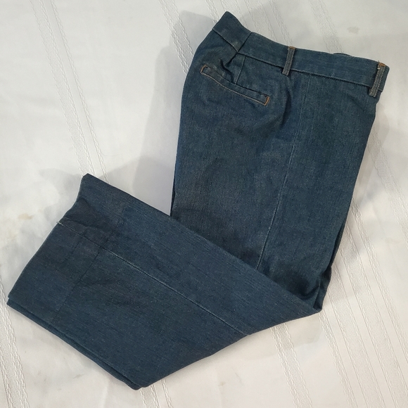 Gap Classic Pleated 100% Cotton Jean Pants  Size 6 - Picture 12 of 12